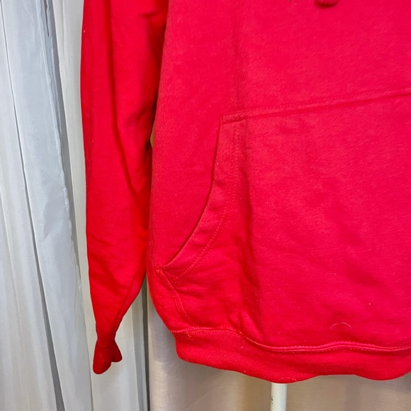 Wisconsin unisex red hooded sweater - Picture 3 of 14